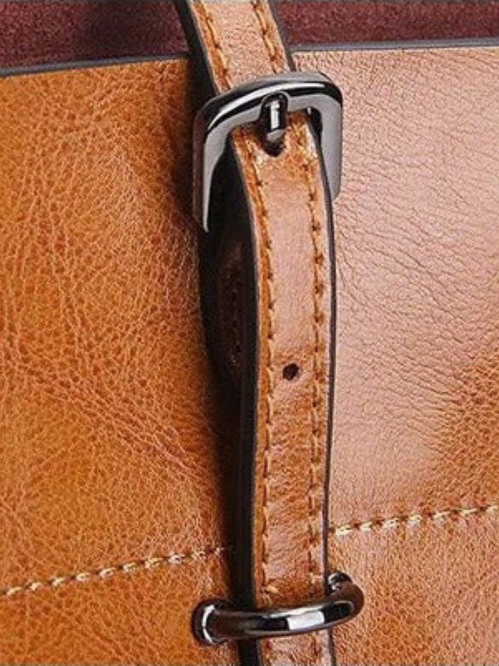 Leather tote
