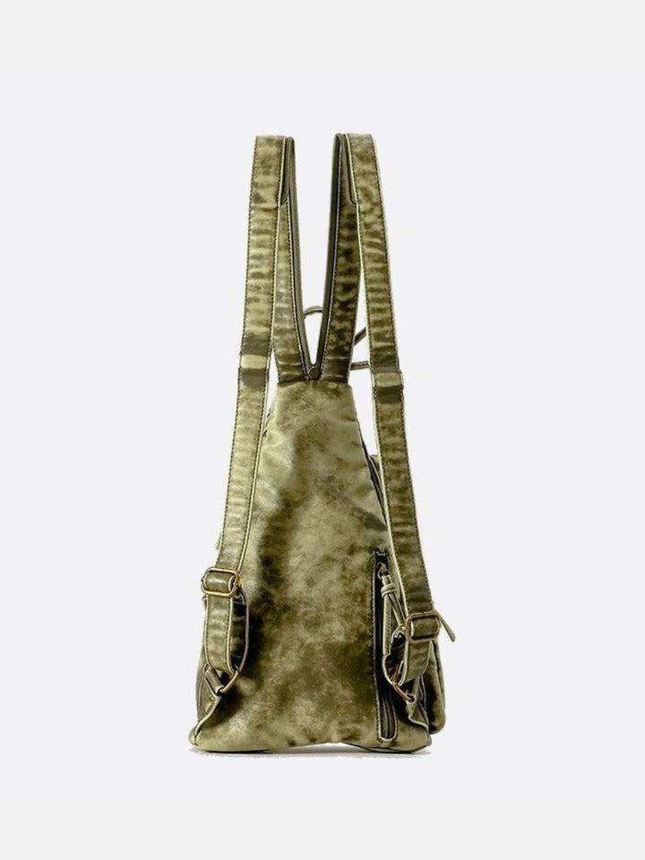 Soft leather backpack