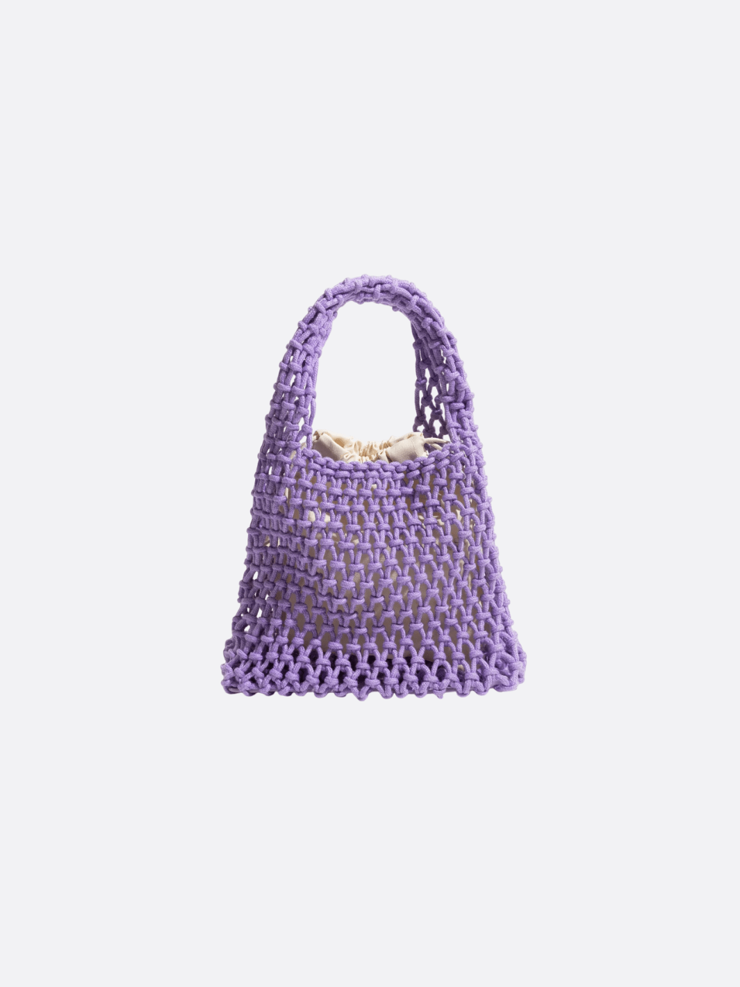 sac à main filet mauve