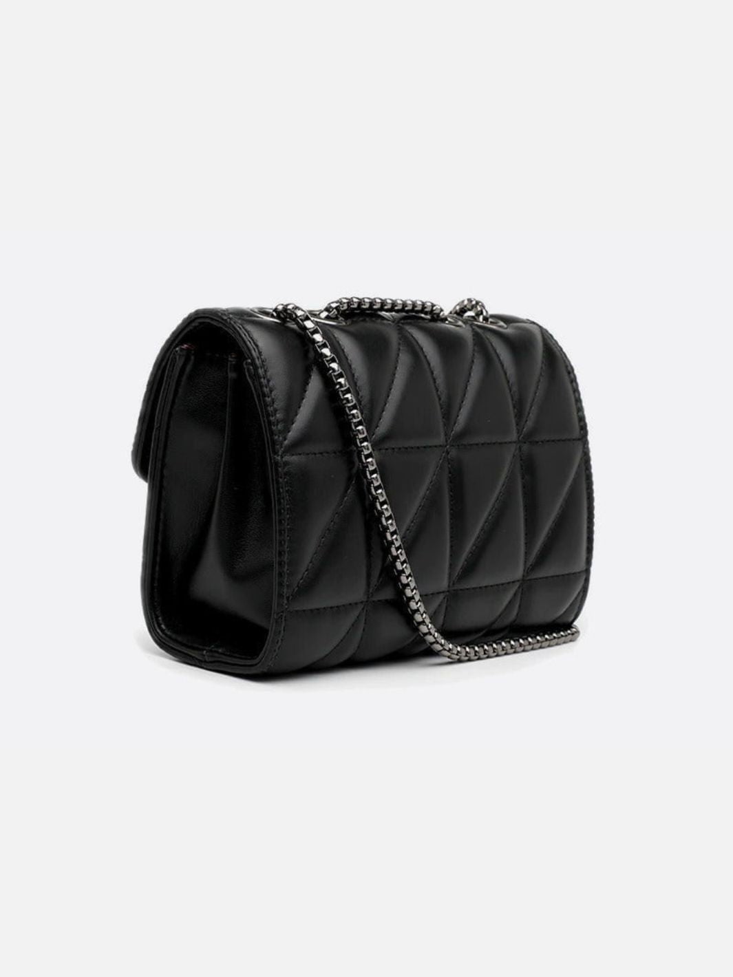 Quilted leather shoulder bag